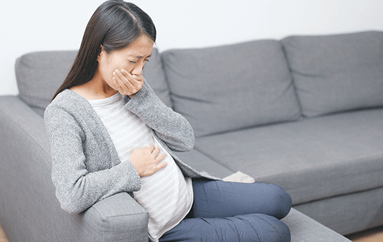 The symptoms during first trimester of pregnant