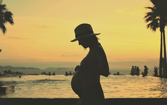 pregnancy silhouette and shadows picture